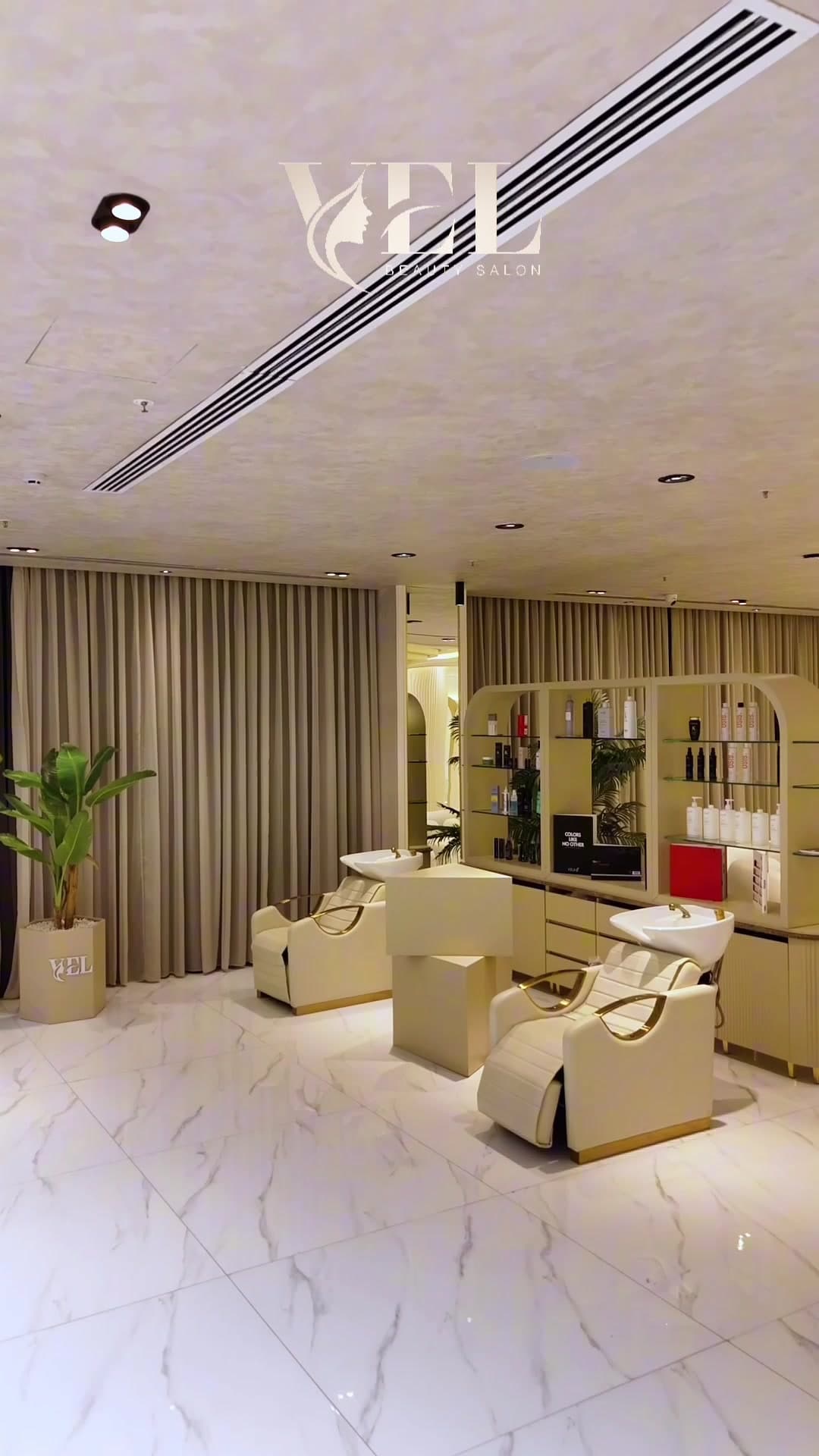 Hair washing space